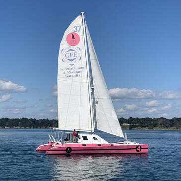 Promenade en Catamaran dans le Golfe du Morbihan — balade en bateau à Baden