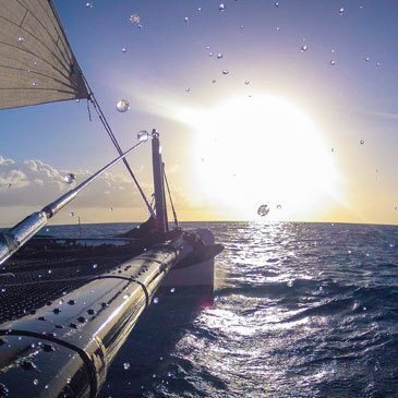 Sortie en catamaran en baie de Quiberon — balade en bateau à Quiberon
