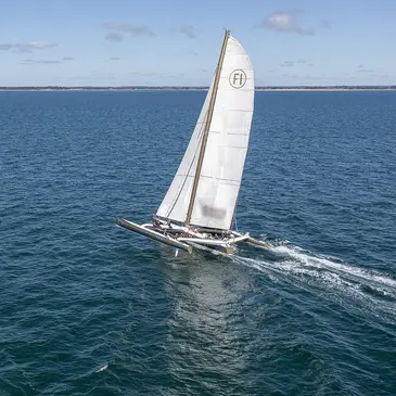 Sortie en Trimaran de Course à la Trinité-sur-Mer — balade en bateau à La Trinité-sur-Mer